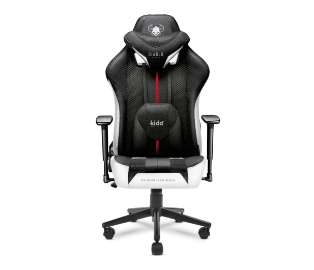 DIABLO Chairs X-PLAYER 2.0 Kids biało-czarny - 1208675 - zdjęcie 2